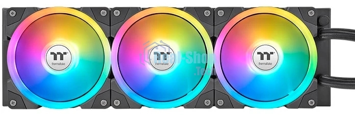 Система жидкостного охлаждения Thermaltake MAGFloe 360 Ultra ARGB Soc-AM5/AM4/1200/1700/1851 черный 4-pin 30.6dB Al+Cu LCD Ret (CL-W432-PL12SW-A)