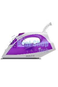 Утюг Maxvi SI1801 белый/фиолетовый