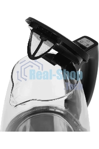 Чайник электрический Midea MK-8019, мощность 2200 Вт, объем 1.7 л, цифровой дисплей, регулировка температуры нагрева, 6 режимов нагрева, поддержание температуры, подсветка