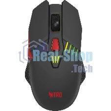 Мышь беспроводная Acer Nitro OMR305 черный, 3200 dpi, радиоканал, Bluetooth, USB, кнопки - 8