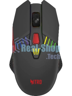 Мышь беспроводная Acer Nitro OMR305 черный, 3200 dpi, радиоканал, Bluetooth, USB, кнопки - 8