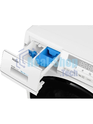 Стиральная машина Haier HWD70-BP14929B белый, загрузка фронтальная, 7 кг, 4 кг - сушка, 1400 об/мин, класс: B