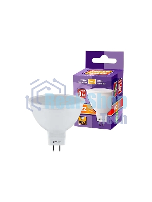 Лампа светодиодная JazzWay PLED-SP JCDR 9 Вт 3000 К тепл. белый GU5.3 720 лм 230В
