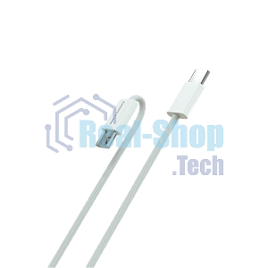 Кабель MORE CHOICE (4620202550361) K75a нейлон USB 3.0A PD 60W для Type-C Type-C 1м белый