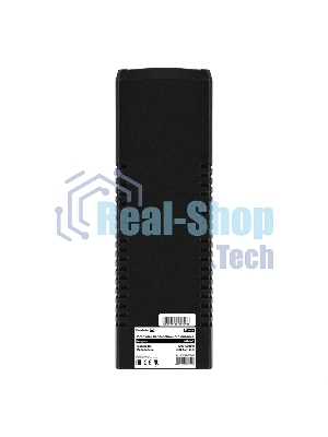 Источник бесперебойного питания ExeGate Power NB-400.LED.AVR.2SH (400VA/240W, LED, AVR, 2*Schuko, батарея 12V 4.5Ah, черный)