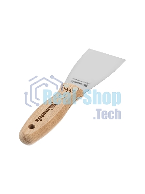 Шпательная лопатка Matrix из нержавеющей стали, 60 мм, буковая рукоятка, EFP