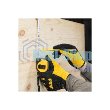 Рулетка 5м х 19мм, двухкомп. корпус, кнопка-пауза Denzel