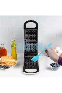 Вафельница Kitfort КТ-1690 700Вт черный/белый