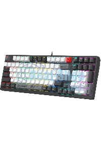 Клавиатура беспроводная механическая A4Tech Bloody WS98 USB черный/серый (WS98)