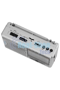 Радиоприемник портативный Hyundai H-PSR160 серебристый USB microSD