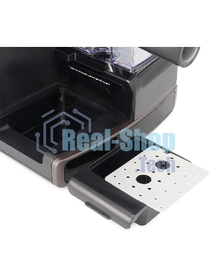 Кофеварка рожковая Vitek VT-1517 SR серый, исп. кофе - молотый, 1.65 л, 1238 Вт, 15 Бар