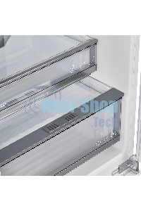 Встраиваемый холодильник Maunfeld MBF177NFFWGR Inverter белый двухкамерный 194/57 л морозилка снизу, NoFrost