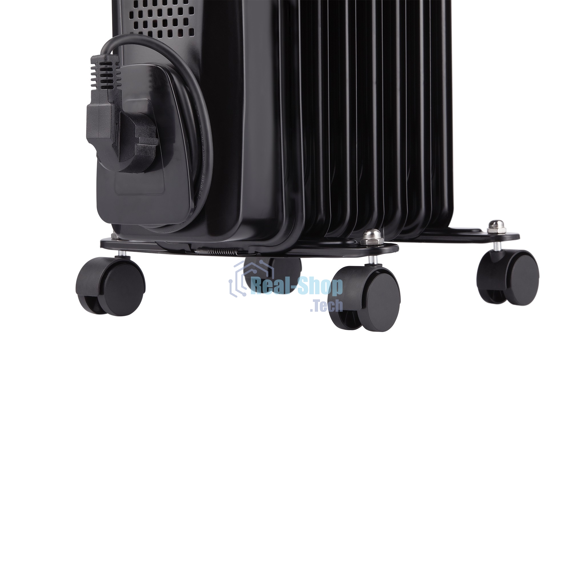 Обогреватель масляный Ballu Classic Black BOH/CL-07BRN (7 секций) (7 секций), черный, 1500 Вт, 20 м2, термостат