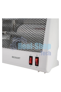 Обогреватель инфракрасный Rexant 60-0058, белый, кварцевый, 800 Вт, 14 м2, настольный