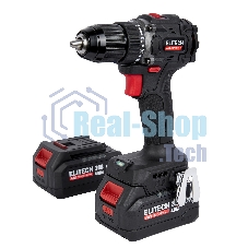 Дрель-шуруповерт аккумуляторная Elitech CD 20SL2 (E2201.040.02) 80Вт аккум. патрон:быстрозажимной (кейс в комплекте) (205718)