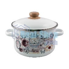 Кастрюля Appetite 1RD161М Roses эмалированная сталь 2 л 60070377