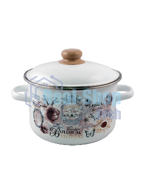 Кастрюля Appetite 1RD161М Roses эмалированная сталь 2 л 60070377