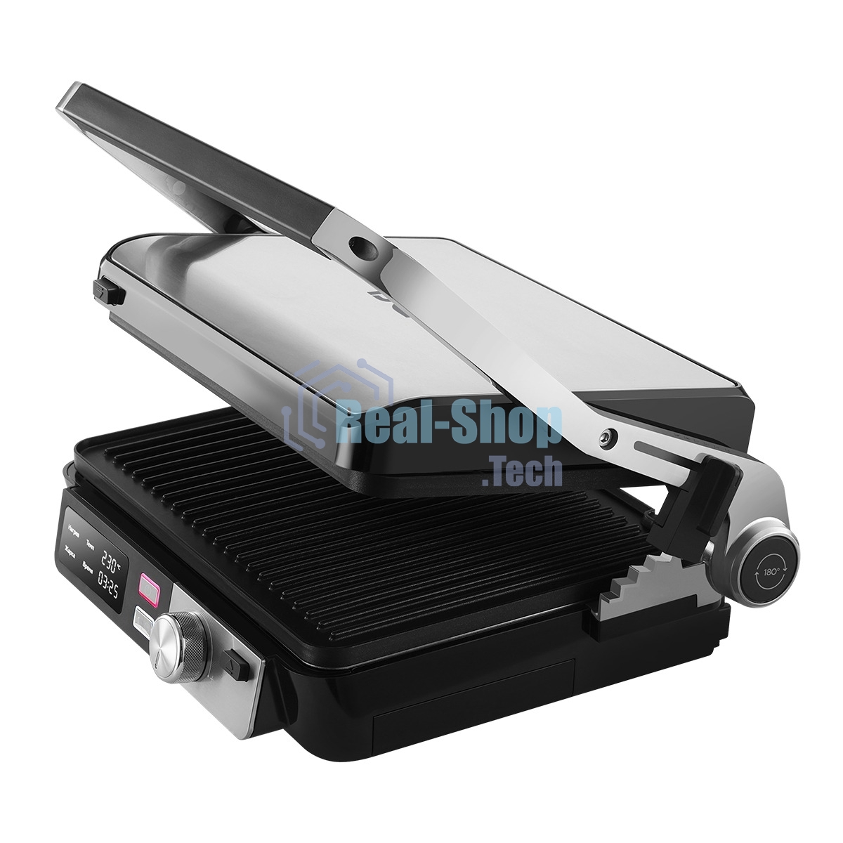 Гриль электрический BQ GR3009 черный/стальной