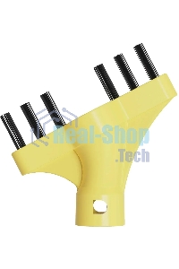 Пароочиститель напольный Polaris PSC 1701C желтый/черный