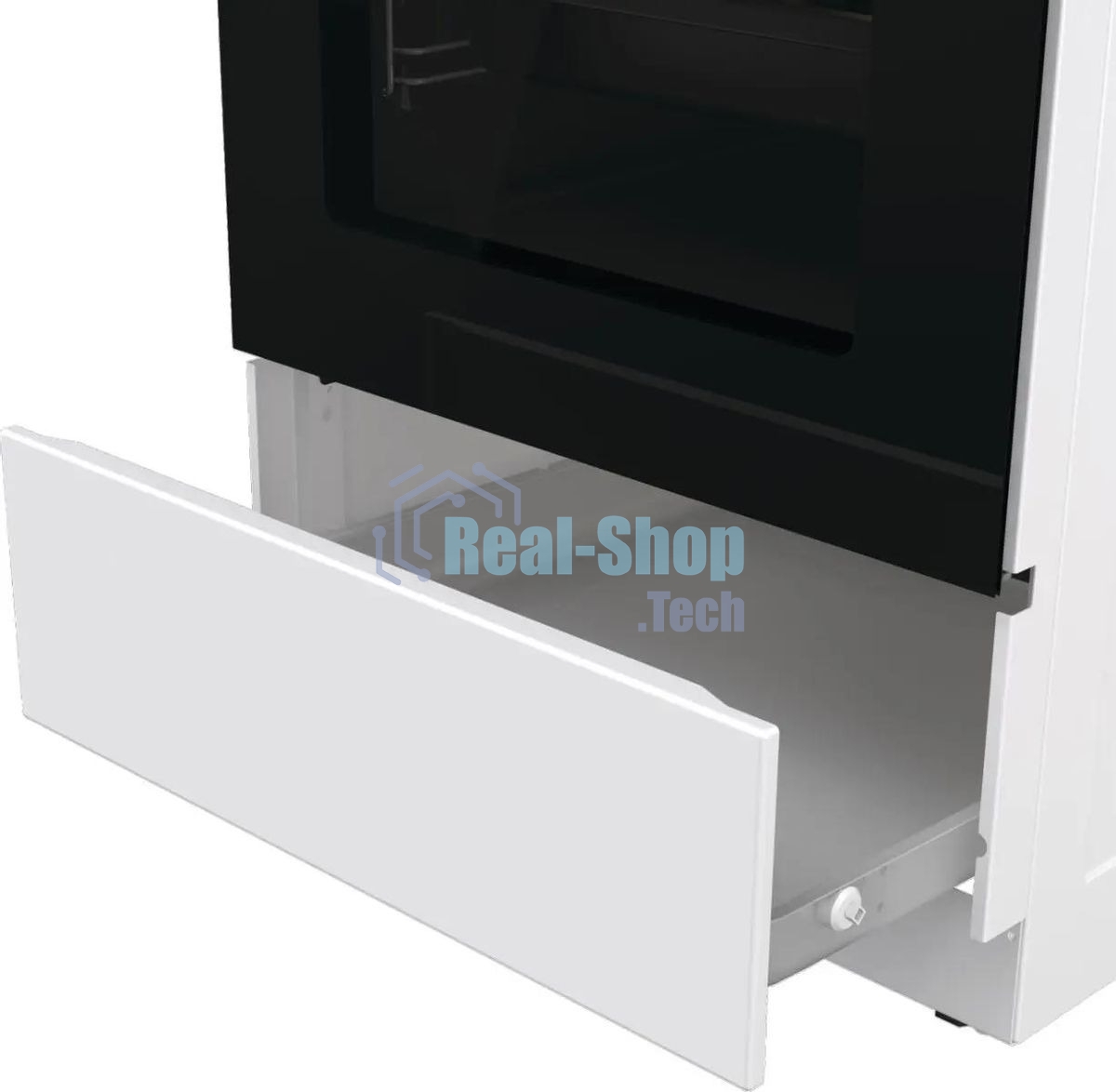 Плита электрическая Gorenje GEC5C61WG белый, конфорок 4 электрических, духовка 70 л, 50 см x 85 см x 59.4 см (без крышки)
