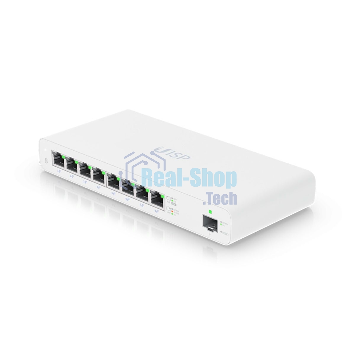 Коммутатор UISP Switch UISP-S PoE-коммутатор, 8х 1G RJ45, 1х SFP, раздача 110 Вт
