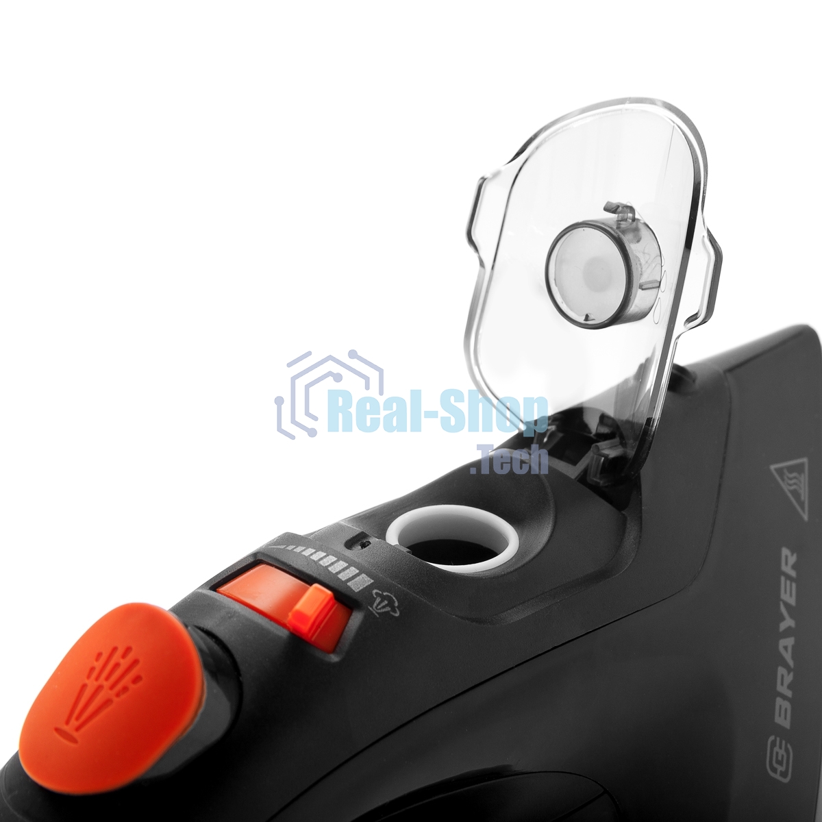 Утюг BRAYER BR4007 черный/оранжевый, 3100 Вт, 35 г/мин, 160 г/мин, 265 мл