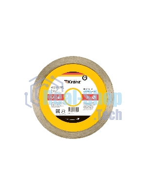 Диск алмазный отрезной сплошной Kranz 115x22.2 мм