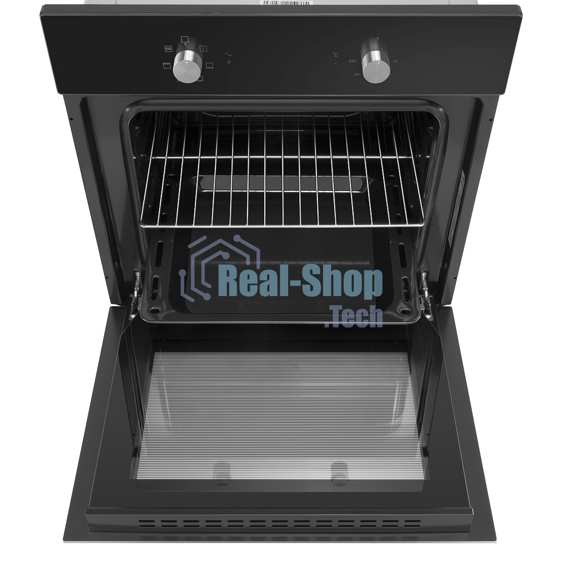 Духовой шкаф электрический встраиваемый HOMSair OES660BK01 черный