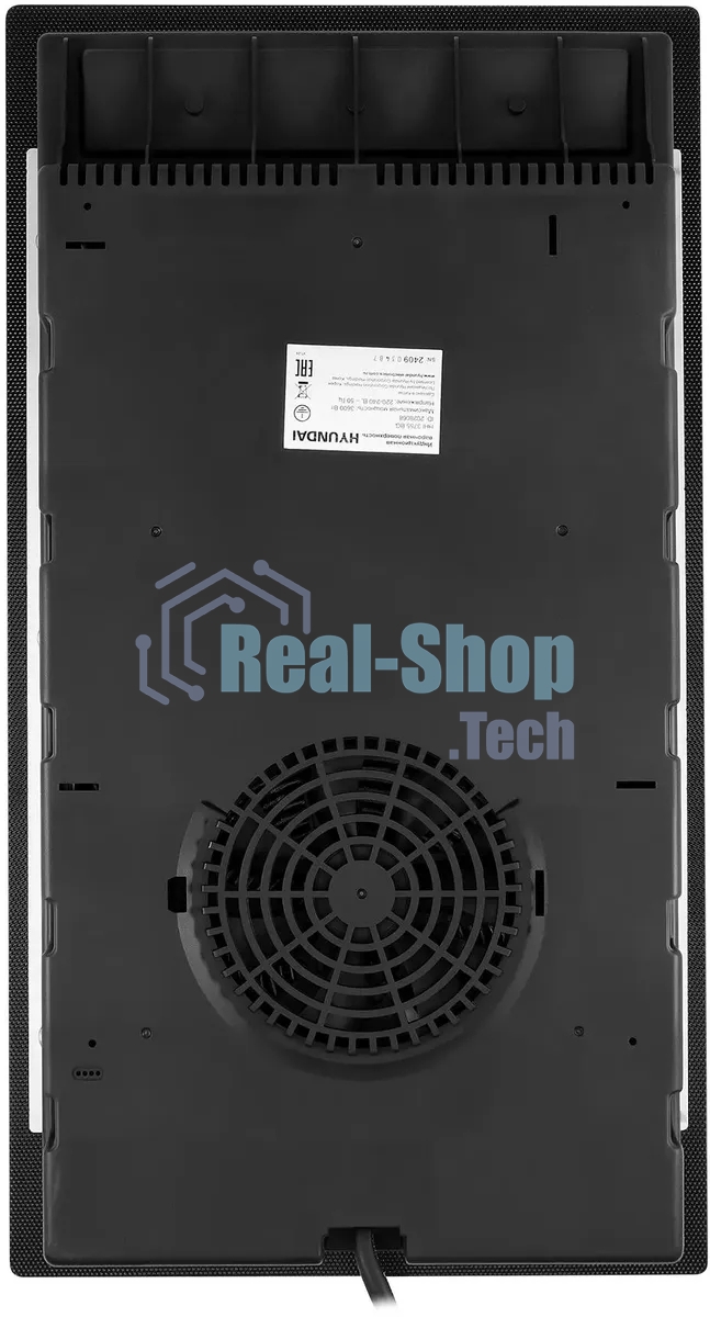 Индукционная варочная панель Hyundai HHI 3755 BG независимая, черный