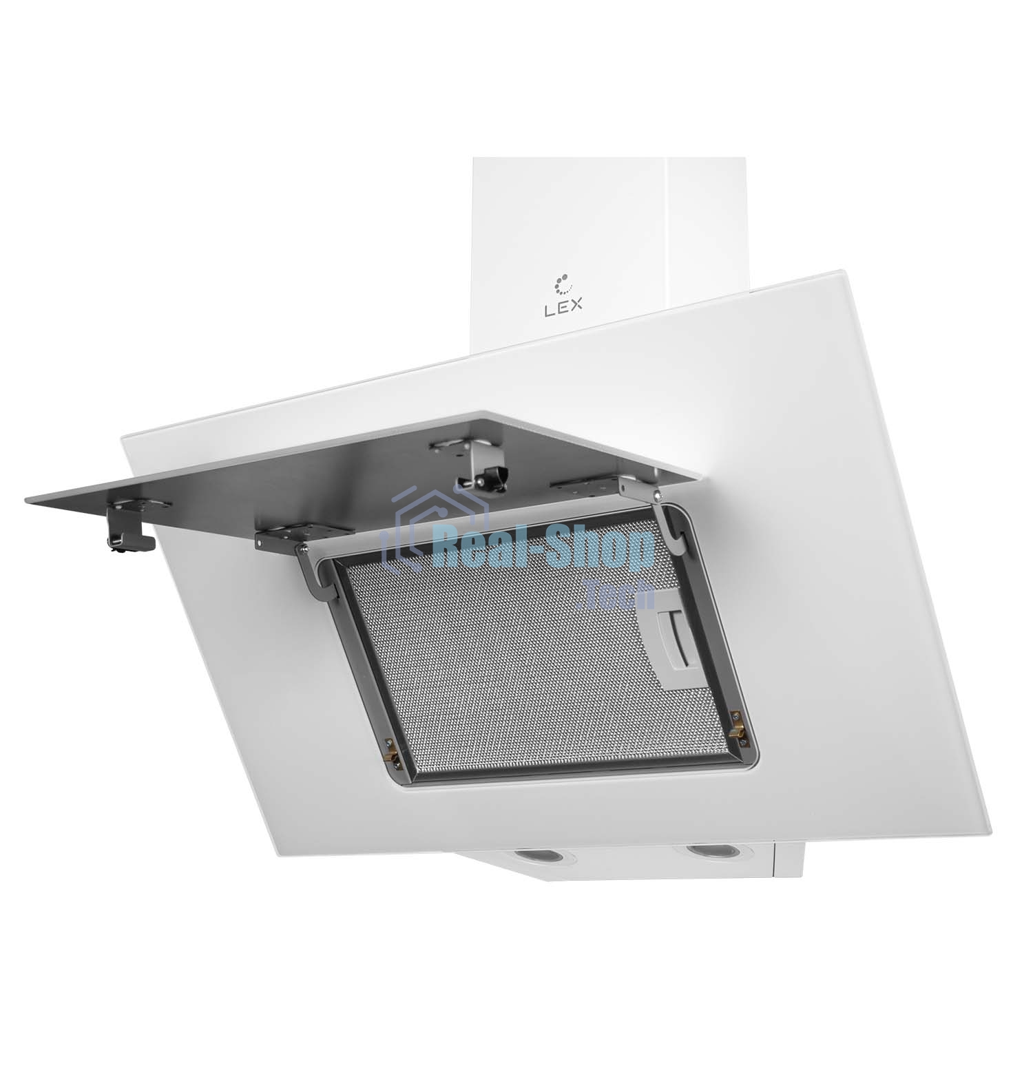 Вытяжка каминная LEX MIRA GS 600 белая, 59.5 см, 1000 куб. м/ч, 49 дБ