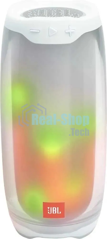Портативная колонка JBL Pulse 4 белый 20W 1.0 BT 10м (JBLPULSE4WHTAM)