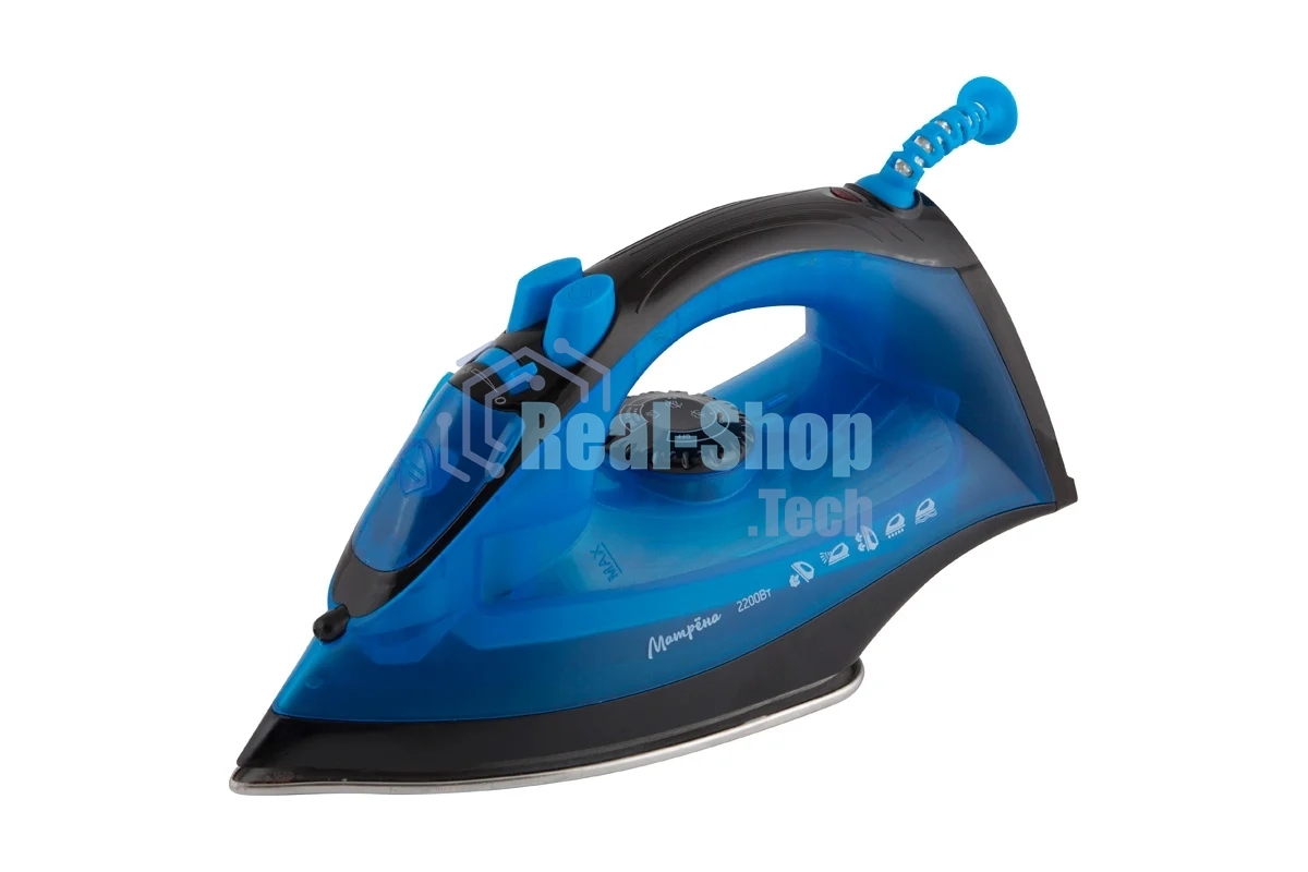 Утюг Матрена MA-047 синий (2200Вт, пар, спрей, пар.удар, самооч., стальная подошва)