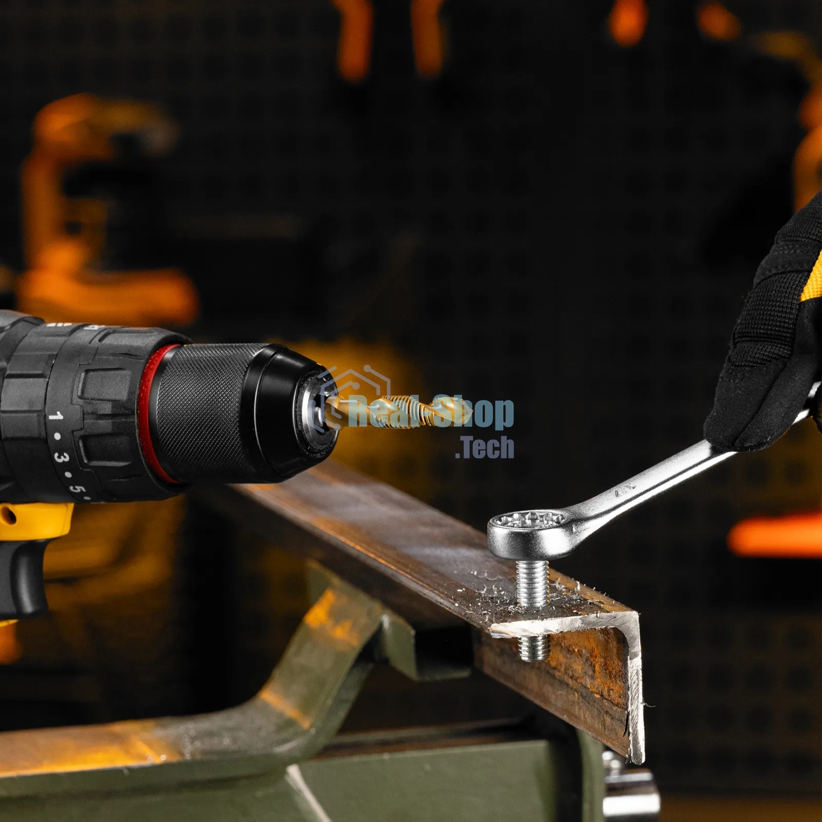 Сверло-метчик Denzel М10 х 1,5 мм, Р6М5