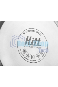 Чайник для плиты HITT H01023/1 Rondo Plus 2,5 л со св., капсул. дно, красный Л6115