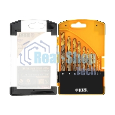 Набор сверл по металлу Denzel 1-10 мм, Р6М5К8-TiN, Golden Tip, 10 шт 723005