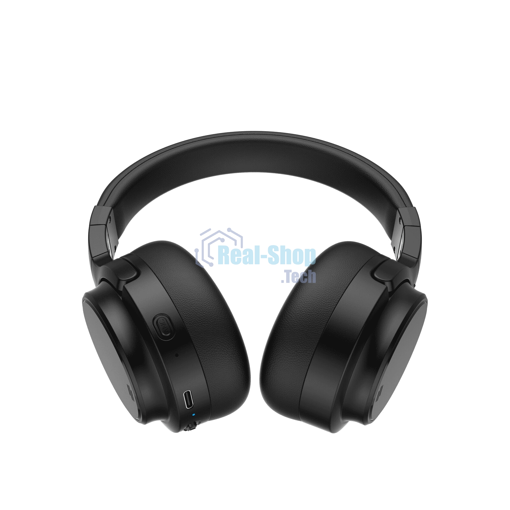 Беспроводные наушники MEG HEA500BL, Bluetooth 6.0, до 90 ч, ANC Hybrid, Multipoint, черный