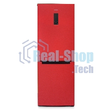 Холодильник Бирюса B-H920NF красный двухкамерный 210/100 л морозилка снизу, No Frost