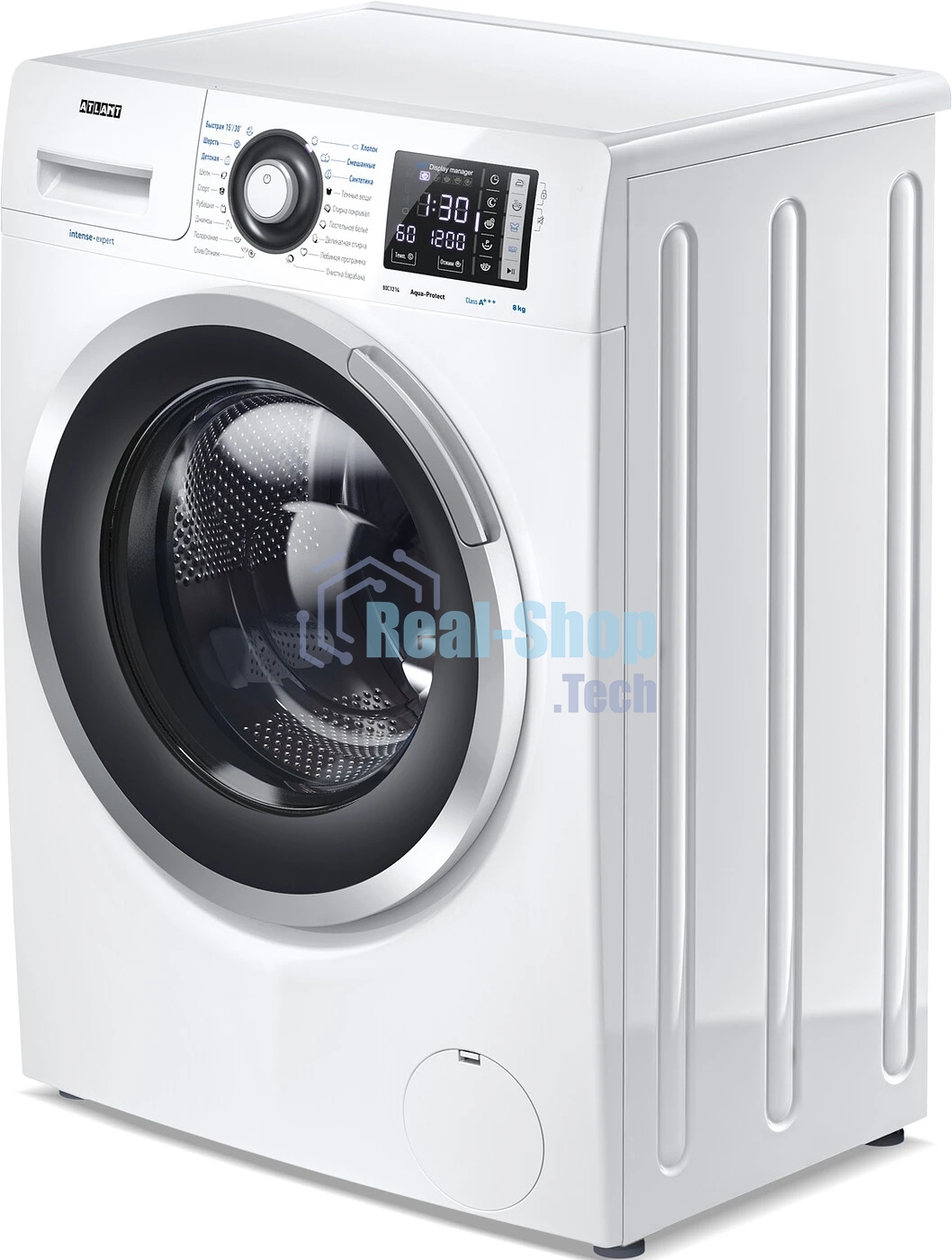 Стиральная машина Atlant СМА 80С1214-C-01 белый, загрузка фронтальная 8 кг, 1200 об/мин., класс: А+++