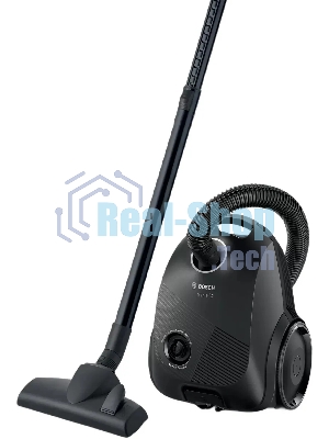 Пылесос Bosch BGBS2LB1 черный, 600 Вт, уборка сухая, пылесборник мешок, 3.5 л