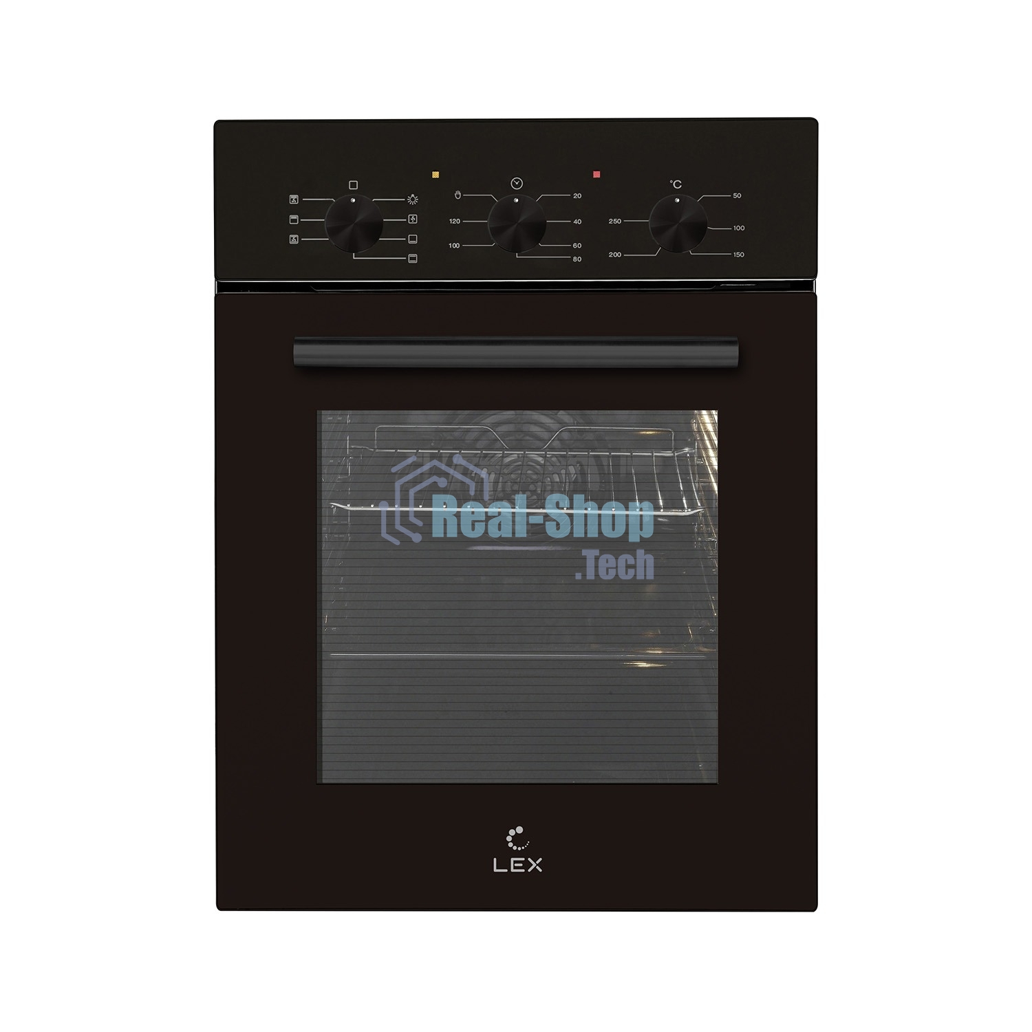 Электрический духовой шкаф LEX EDM 4570 BBL, встраиваемый, черный