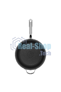 Глубокая сковорода Maunfeld HOWARD MDP30LCL15 из облегченного чугуна со стеклянной крышкой, 30 см