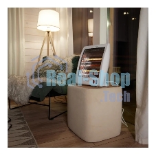 Обогреватель инфракрасный Rexant белый, кварцевый, 800 Вт, 14 м2, настольный