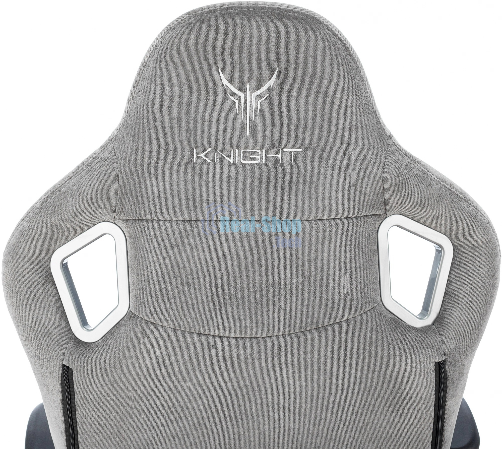 Кресло игровое Knight Outrider серый Light-19 крестов. металл