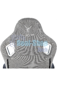Кресло игровое Knight Outrider серый Light-19 крестов. металл
