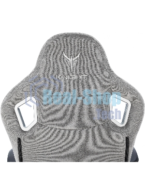 Кресло Knight Outrider серый, ткань, 120 кг, механизм качания