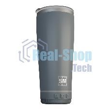 Термокружка с портативной колонкой Soundmax SM-TC001 серый