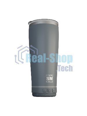 Термокружка с портативной колонкой Soundmax SM-TC001 серый