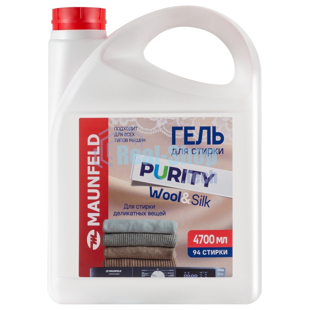 Гель для стирки Maunfeld Purity Wool&Silk 4700 мл MWL4700PD