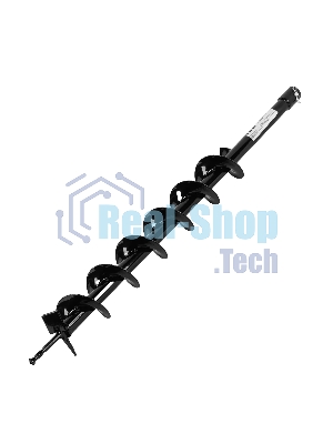 Шнек для грунта Denzel E-80, диаметр 80 мм, длина 800 мм, соединение 20 мм, несъемный нож