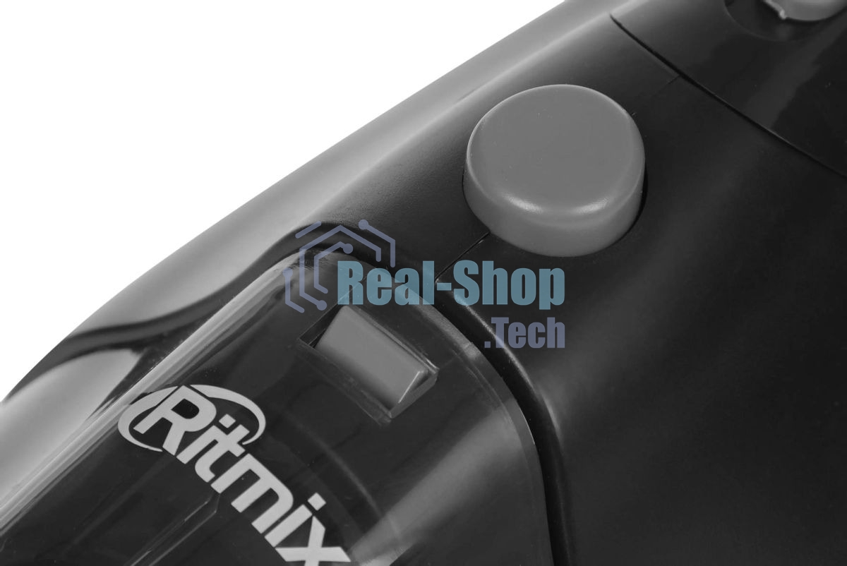 Пылесос ручной Ritmix CVC-003 черный/серый, 70 Вт, уборка сухая, пылесборник контейнер 0.32 л
